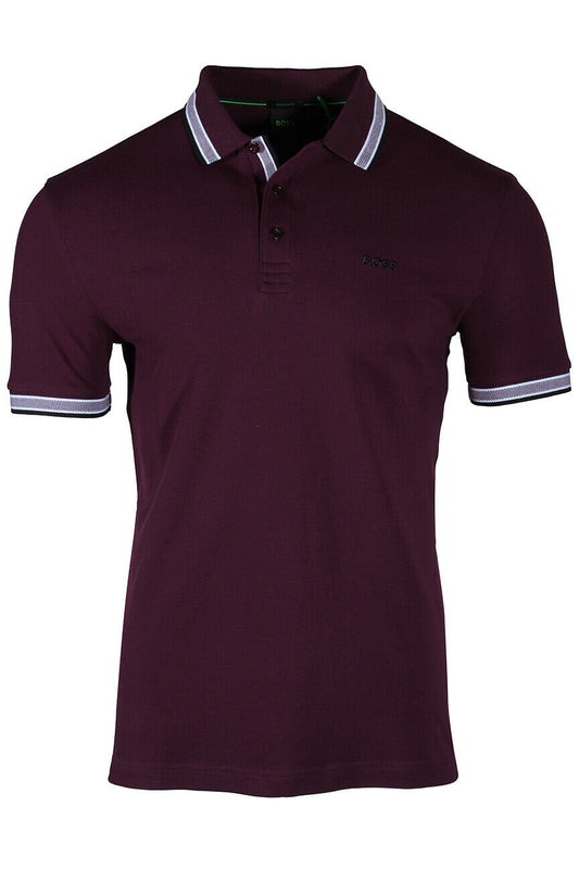 HUGO BOSS Paddy Men’s Regular Fit Polo Shirt in Open Pink 50469055 697