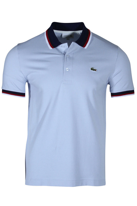 Lacoste Men's Regular Fit Stretch Cotton Piqué Polo Shirt in Blue PH3461-51 J2G