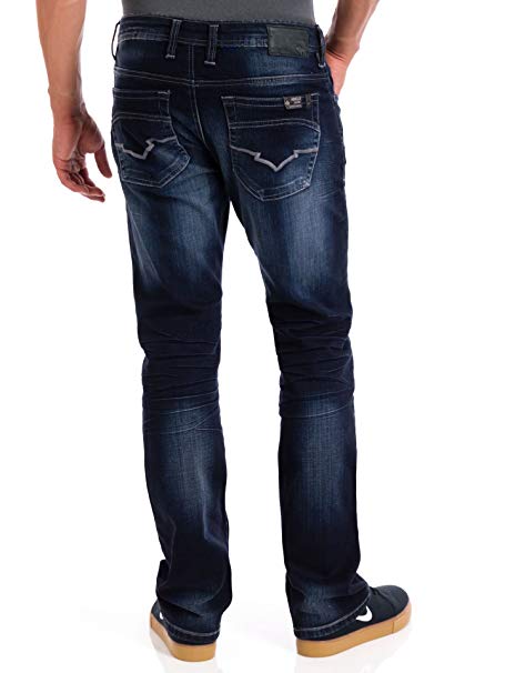 Buffalo David Bitton King-X Slim Boot Stretch Men's Jeans Sanded & Rusty BM16437