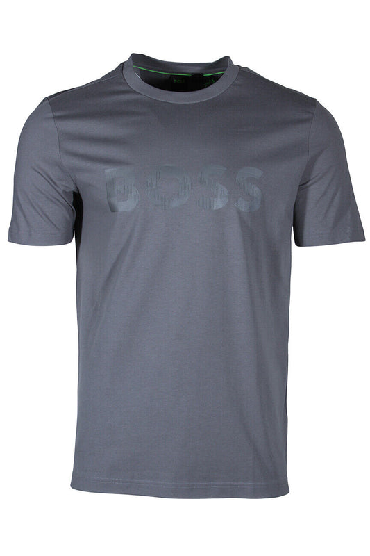 HUGO BOSS Tee Mirror 1 Men’s T-Shirt in Medium Grey 50506363 036