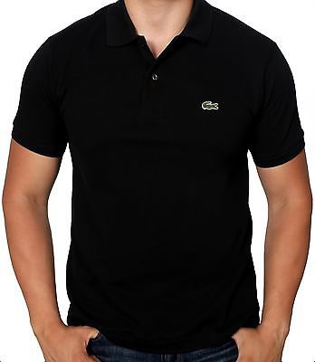 Lacoste Men's Short Sleeve Classic Cotton Pique Polo Shirt L1212-51 031 Black