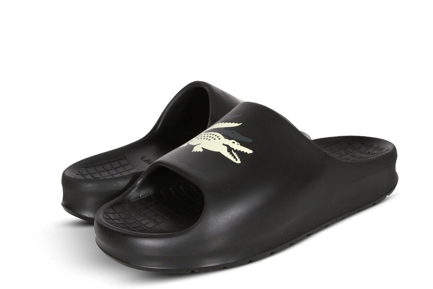 Lacoste Serve Slide 2.0 123 1 Men's Sandals in Black and Off White 745CMA0005454