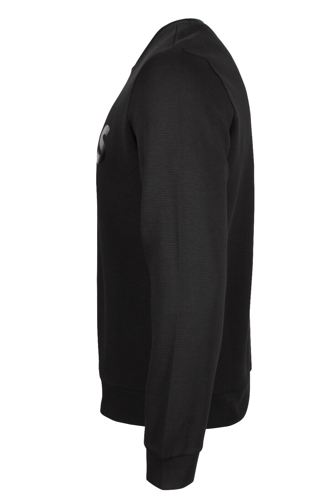 HUGO BOSS Salbo Mirror Men’s Cotton-Piqué Sweatshirt in Black 50510482-001