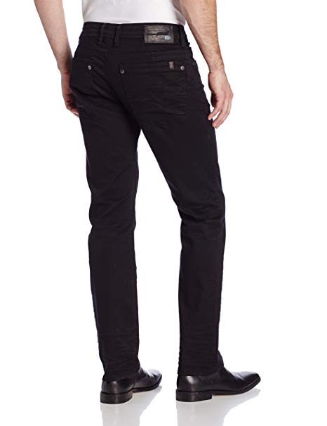 Buffalo David Bitton Six-X Slim Straight Stretch Men's Jeans Black BM16083