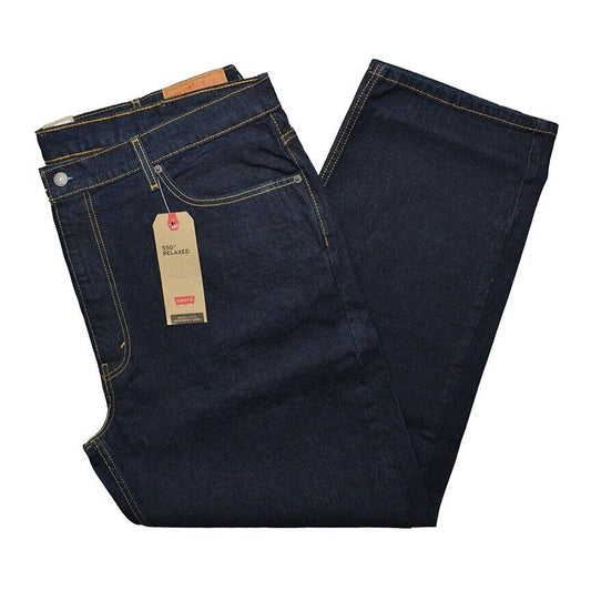 Levi's Men's 550 Big & Tall Relaxed Fit Men's Jeans in Rinse Blue Size 44 X 30
