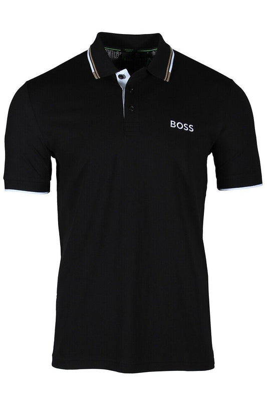 HUGO BOSS Paddy Pro Men’s Regular Fit Polo Shirt in Black 50469102 002