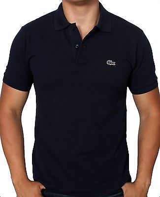 Lacoste Men's Short Sleeve Classic Cotton Pique Polo Shirt L1212-51 166 Navy