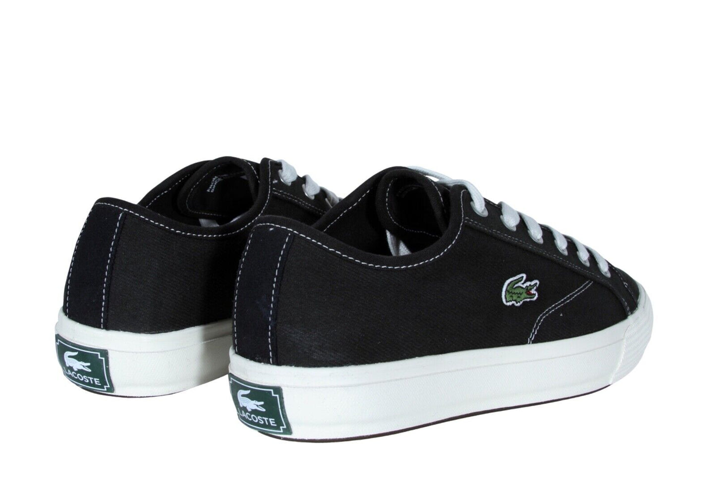Lacoste Backcourt 124 1 CMA Men's Trainers in Black and Off White 747CMA0005454