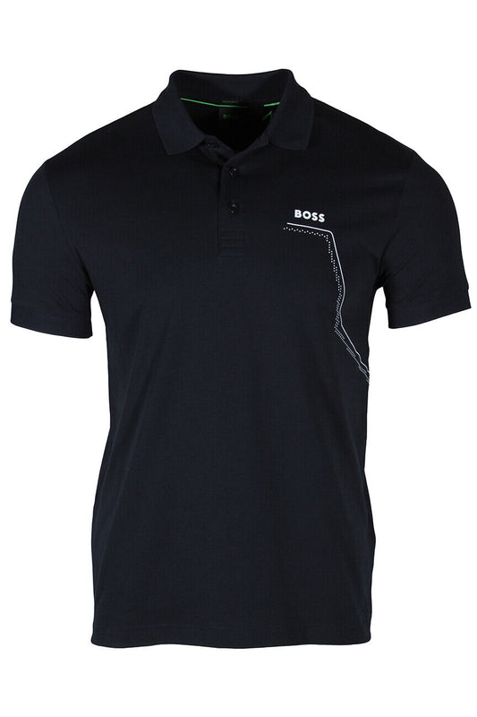 HUGO BOSS Paddy 3 Men’s Regular Fit Polo Shirt in Dark Blue 50506183 402