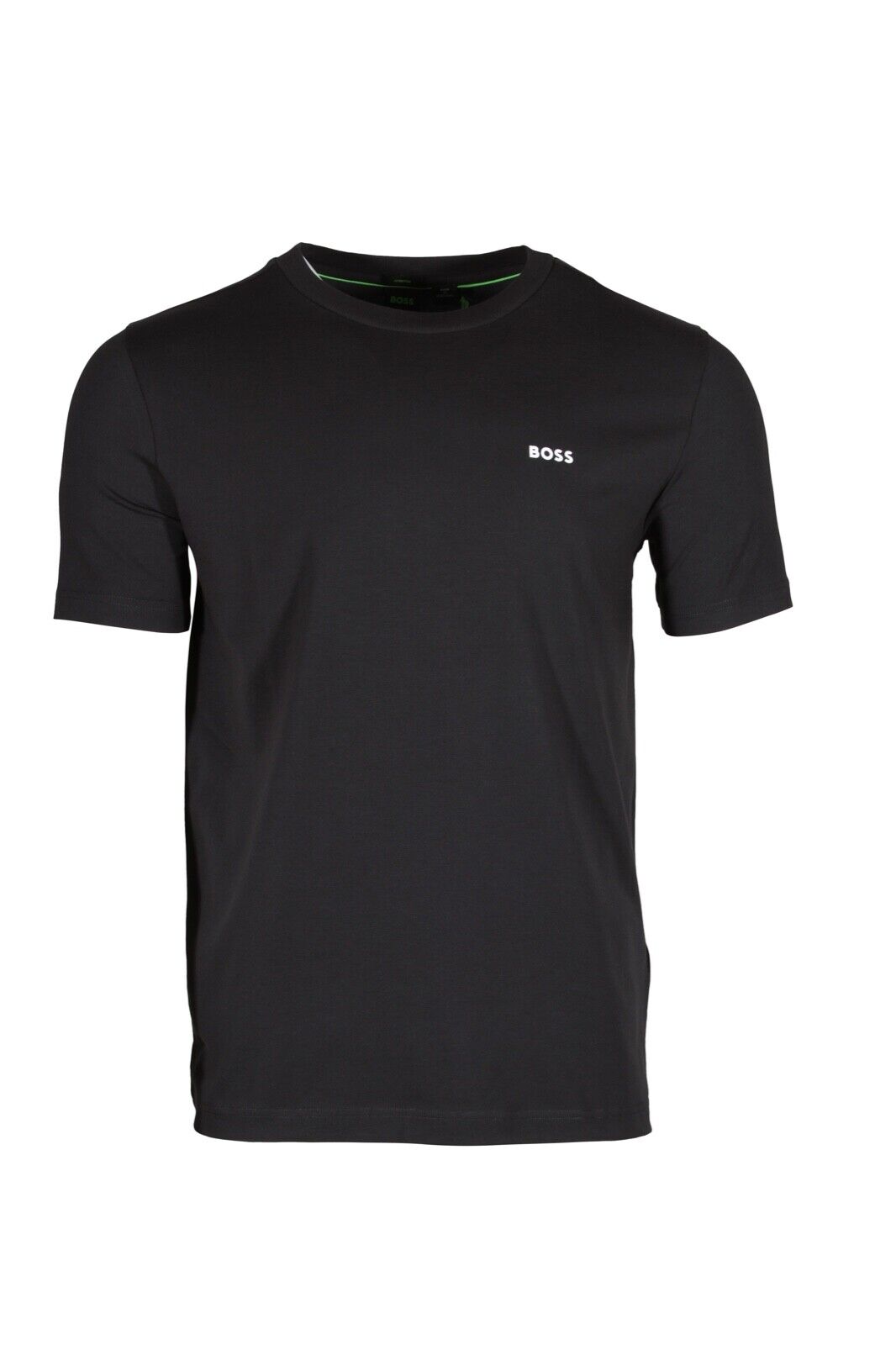 HUGO BOSS TEE Men’s Stretch T-Shirt with Contrast Logo in Dark Blue 50469057 402
