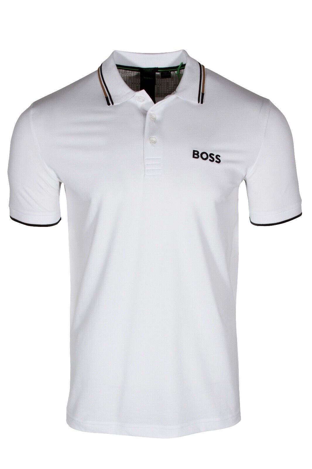 HUGO BOSS Paddy Pro Men’s Cotton-Blend Polo Shirt in White 50469094-106