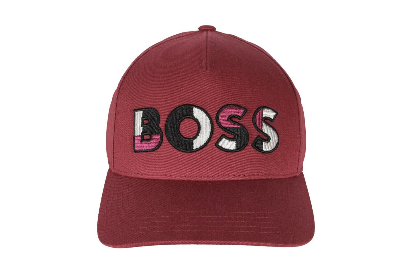 HUGO BOSS Sevile-Boss-2 Men’s Cotton-Twill Cap with Logo in Red 50471927 673