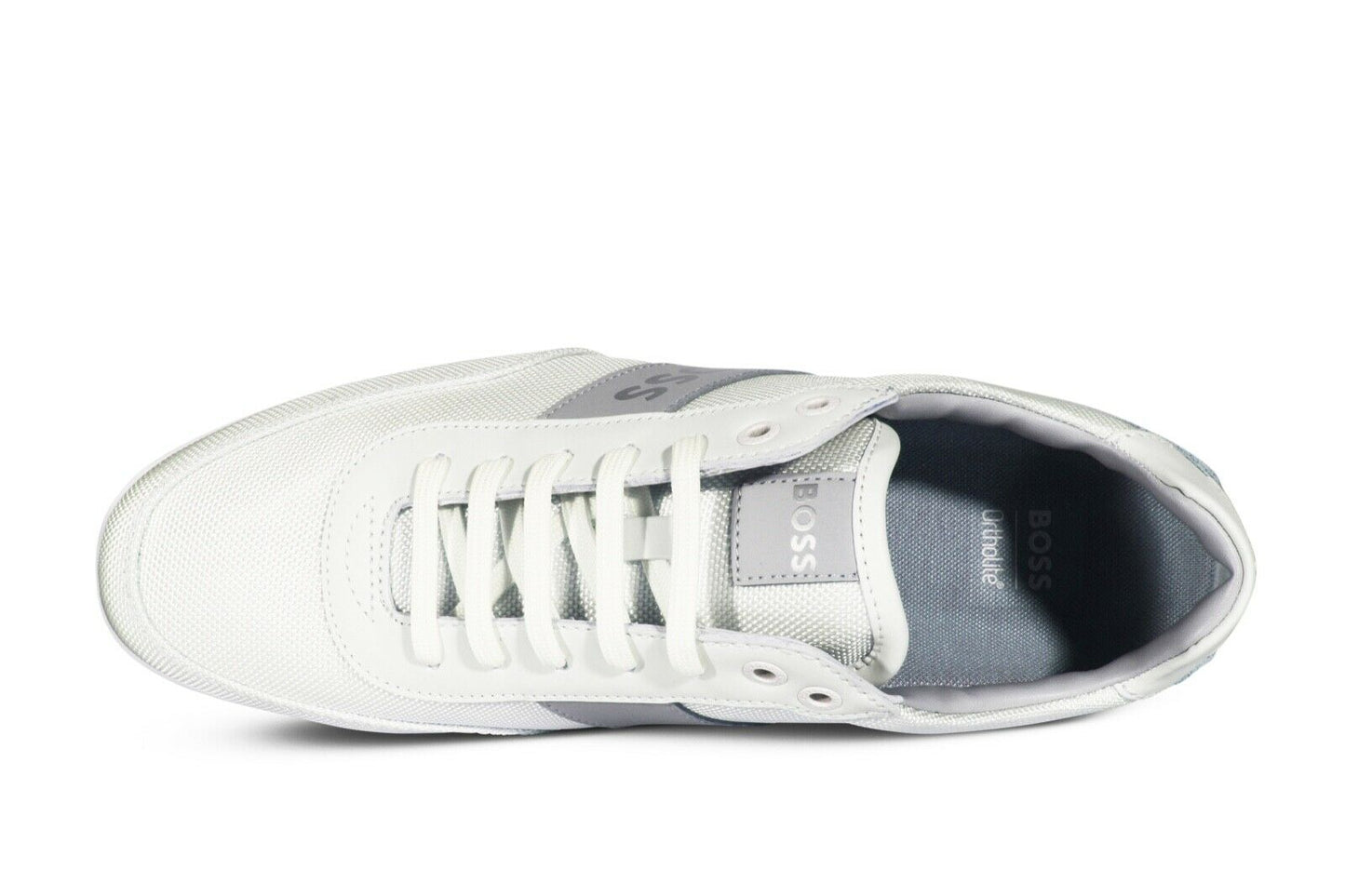HUGO BOSS Saturn_Lowp_nylg Men’s Sneakers in White 50470364 100