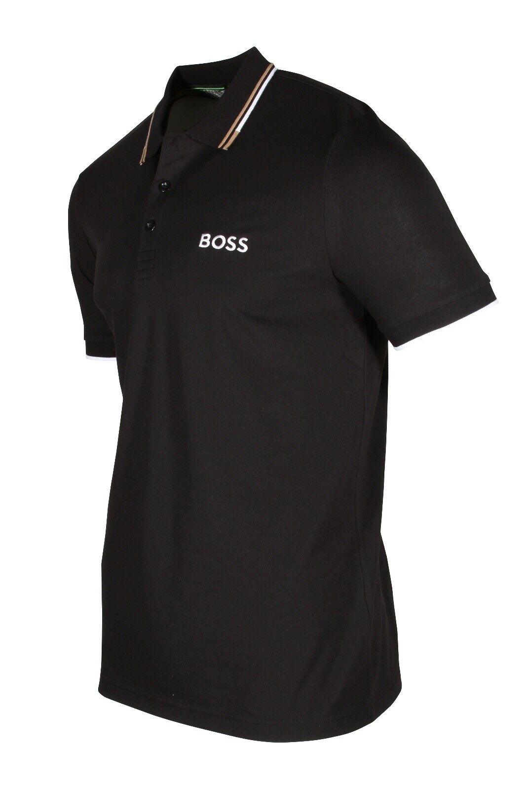 HUGO BOSS Paddy Pro Men’s Cotton-Blend Polo Shirt in Black 50469094-006