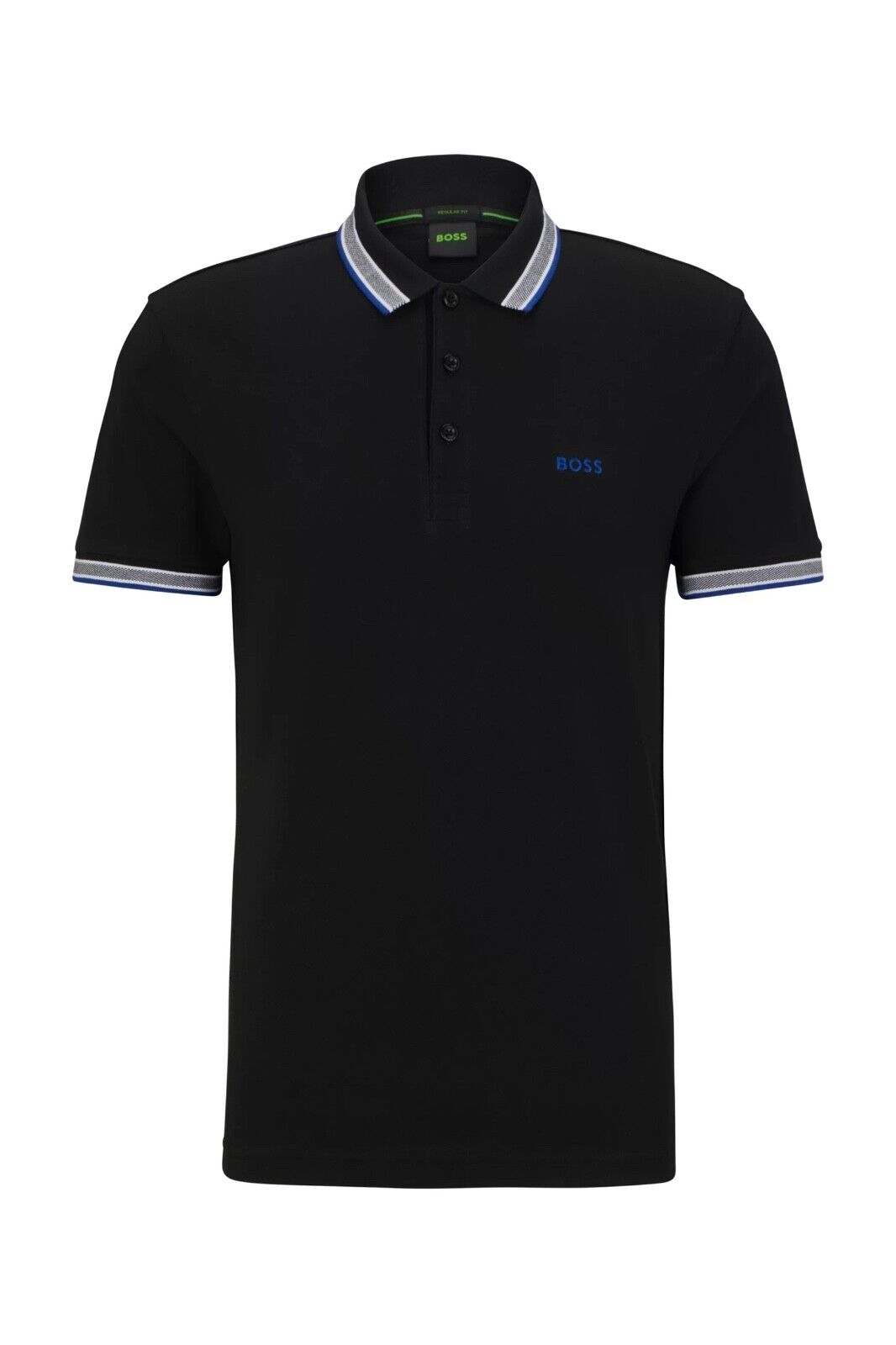 HUGO BOSS Paddy Regular Fit Men’s Polo Shirt in Black 50505600 009