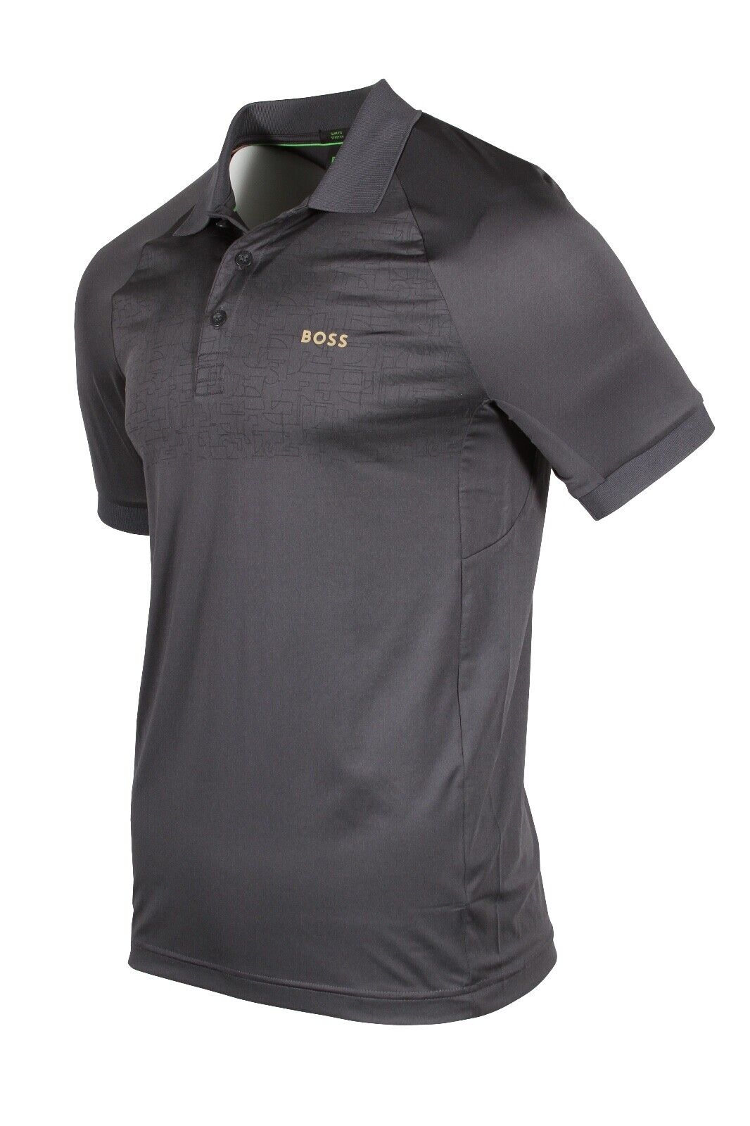 HUGO BOSS Pauletech Men’s Slim-Fit Polo Shirt in Dark Grey 50494539-027