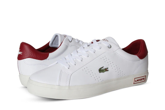 Lacoste Powercourt 2.0 123 1 SMA Men’s Sneakers in White and Red 745SMA0041286