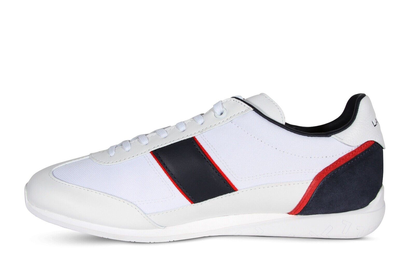 Lacoste Angular 123 2 CMA Men’s Sneakers in White Navy and Red 745CMA0014407