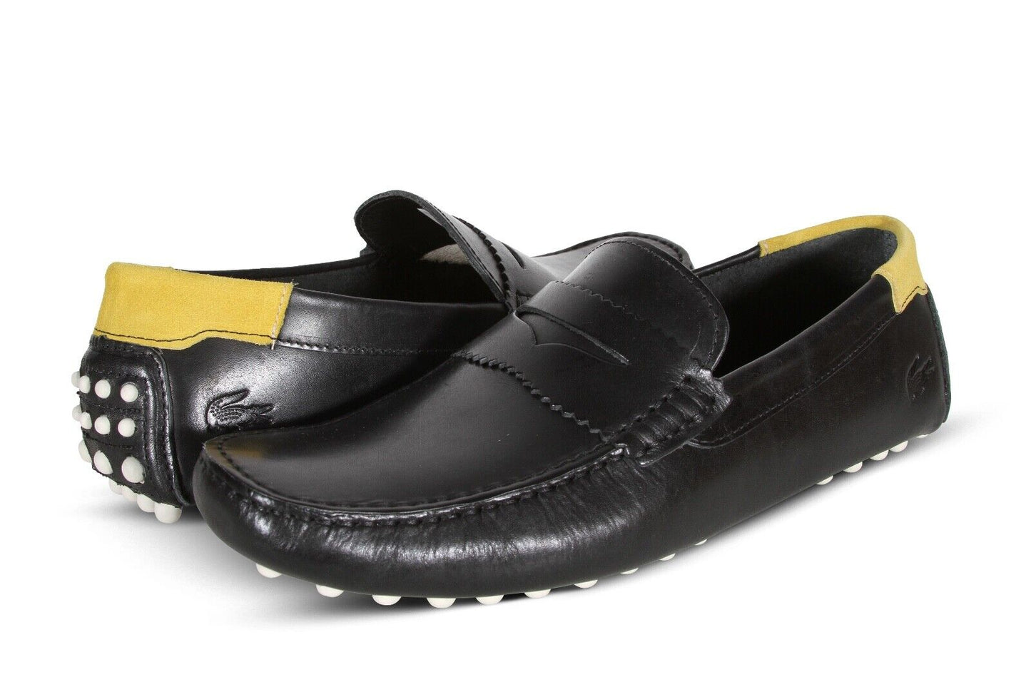 Lacoste Concours 123 1 CMA Men’s Leather Loafers in Black 745CMA0032454