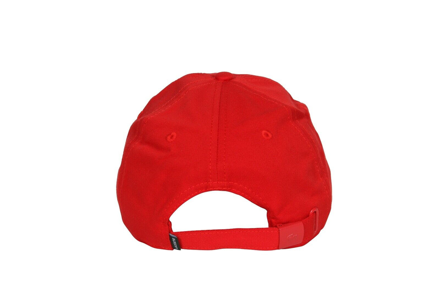 Lacoste Unisex Adjustable Organic Cotton Twill Cap in Red RK9871 51 240