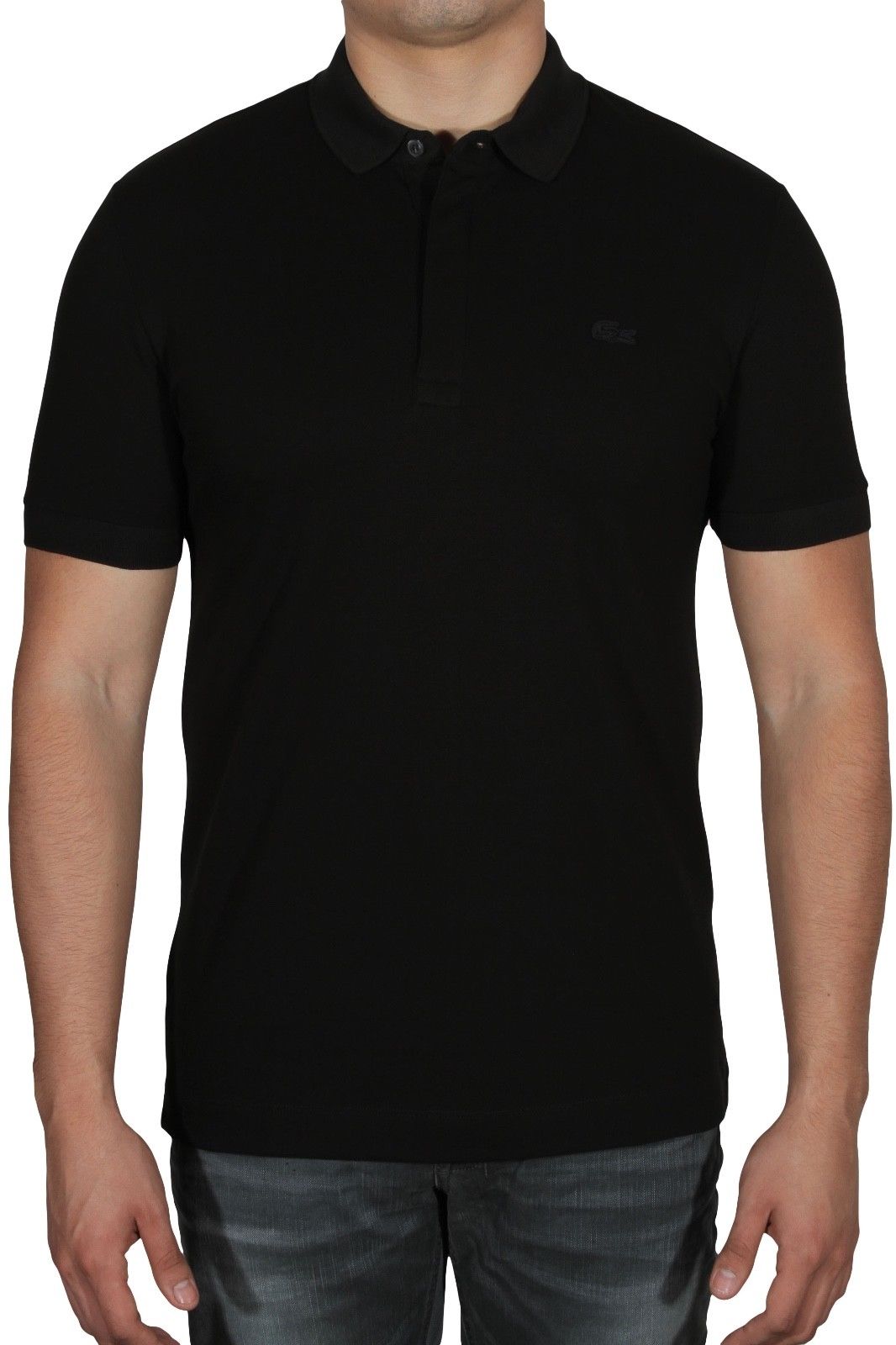 Lacoste Men's Paris Edition Regular Fit Polo Shirt Stretch PH5522-51 031 Black