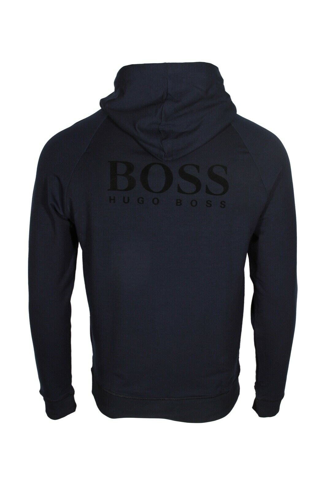 HUGO BOSS Men’s Regular Fit Logo Hooded Sweatshirt in Navy Blue 50460351 403