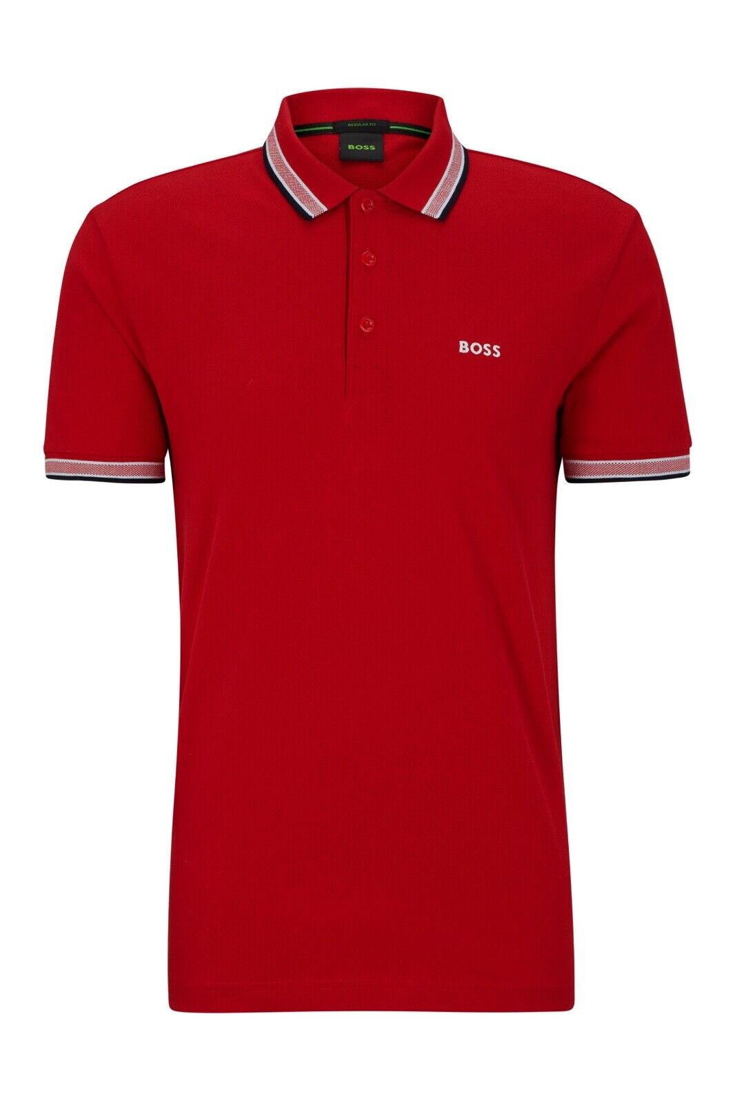 HUGO BOSS Paddy Regular Fit Men’s Polo Shirt in Medium Red 50505600 612