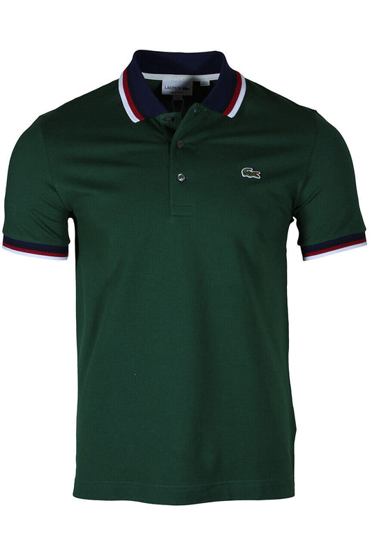 Lacoste Men's Regular Fit Stretch Cotton Piqué Polo Shirt in Green PH3461-51 132