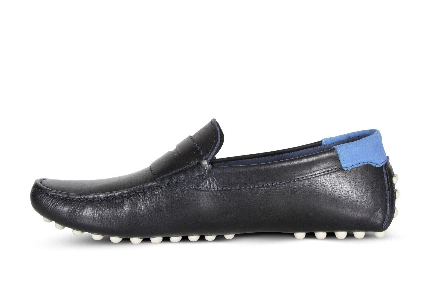 Lacoste Concours 123 1 CMA Men’s Leather Loafers in Navy Blue 745CMA0032J18
