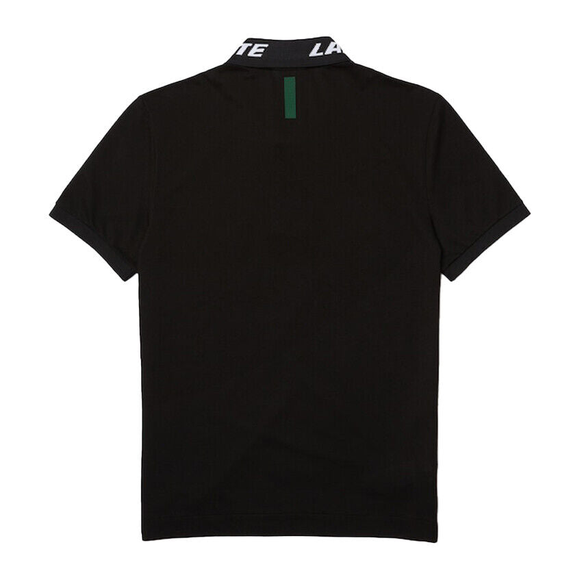 Lacoste Men's Slim Fit Lacoste Movement Polo Shirt in Black PH9642 51 031