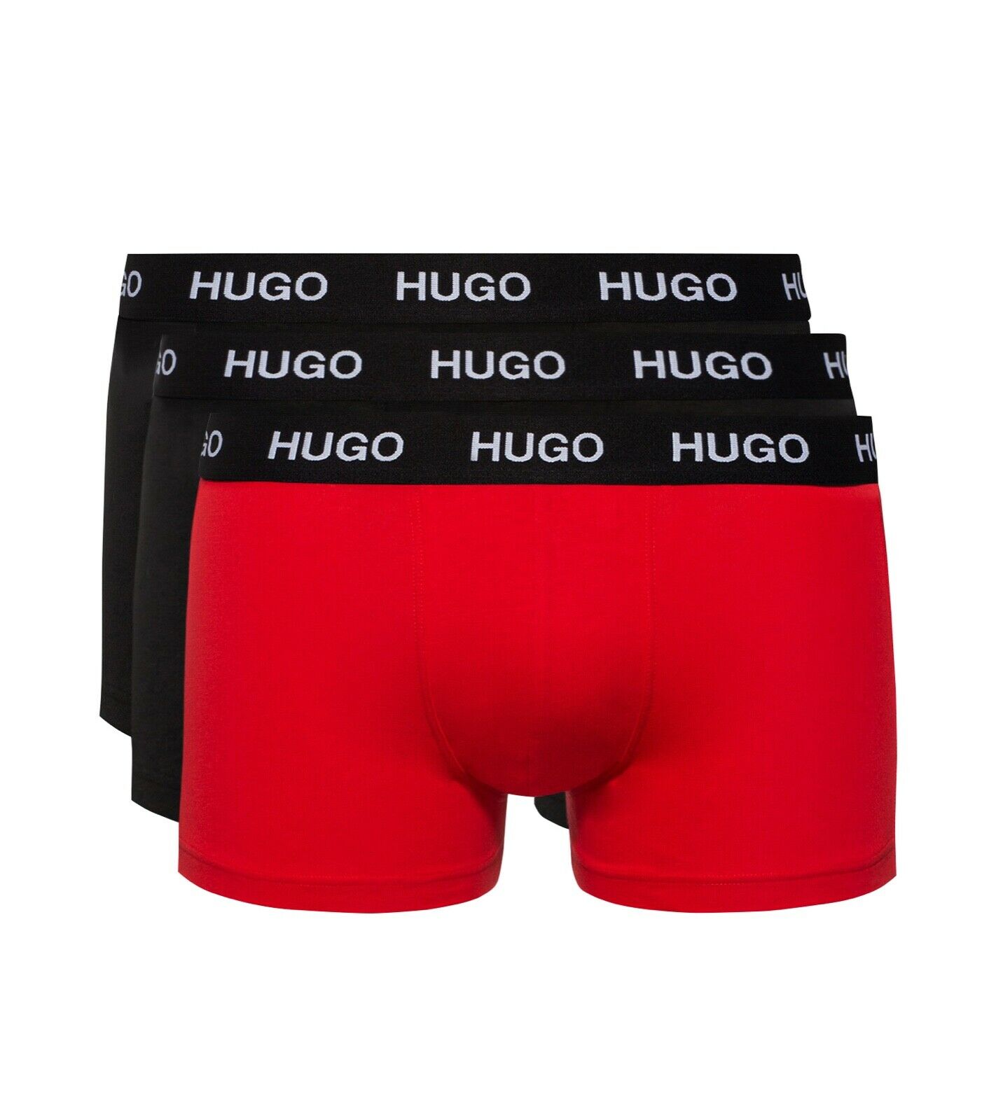 HUGO BOSS Men’s Three-Pack of Trunks with Logo Waistband 50449351 968