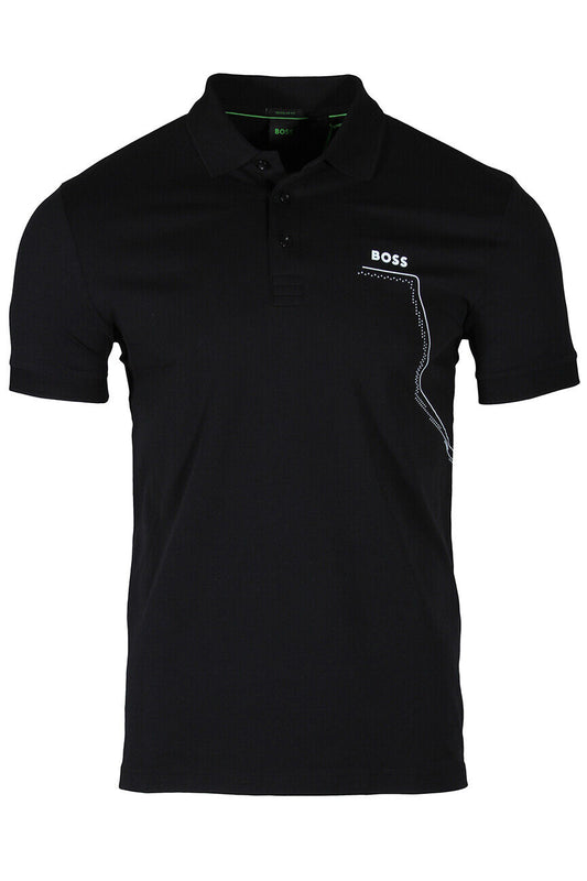 HUGO BOSS Paddy 3 Men’s Regular Fit Polo Shirt in Black 50506183 001
