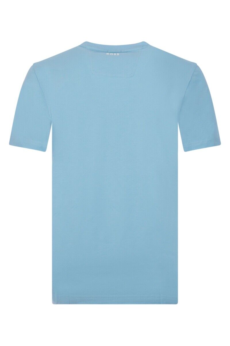 HUGO BOSS TEE 4 Men’s Regular Fit T-Shirt in Light Pastel Blue 50488831 451
