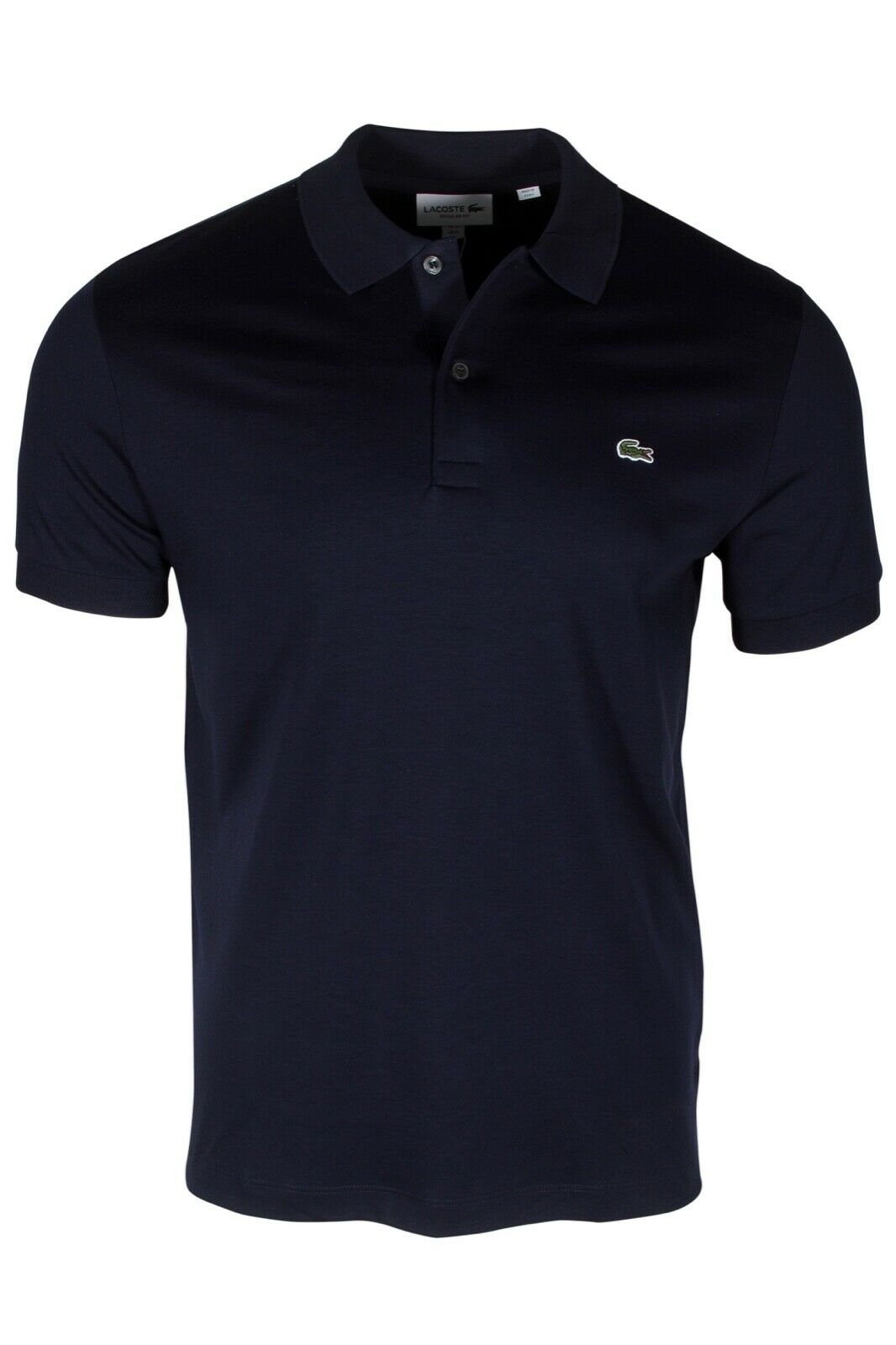 Lacoste Men's Regular Fit Soft Pima Cotton Polo Shirt in Navy Blue DH2050-51 166