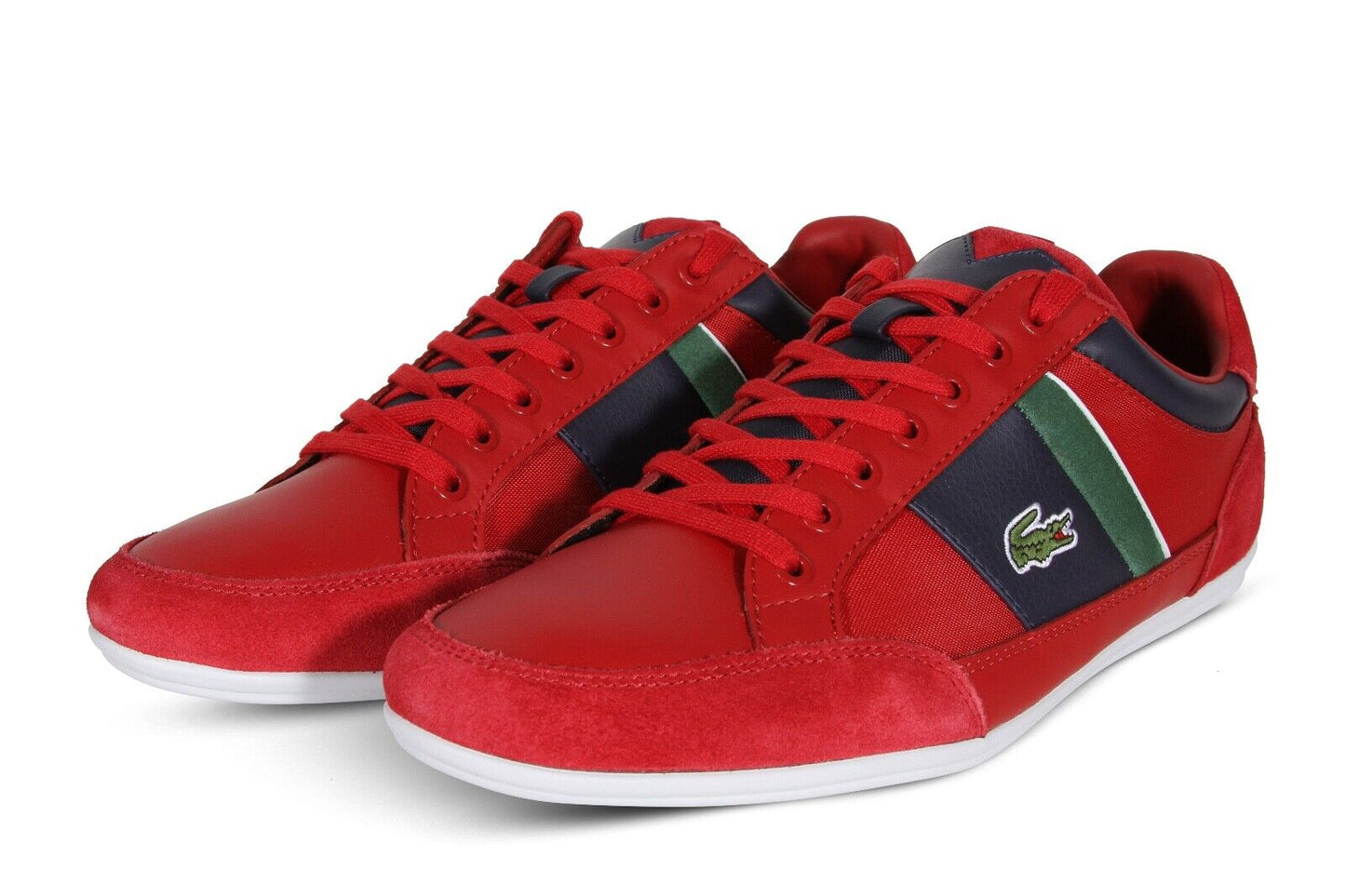Lacoste Chaymon 123 1 CMA Men’s Sneakers in Red and Navy Blue 745CMA0017RS7